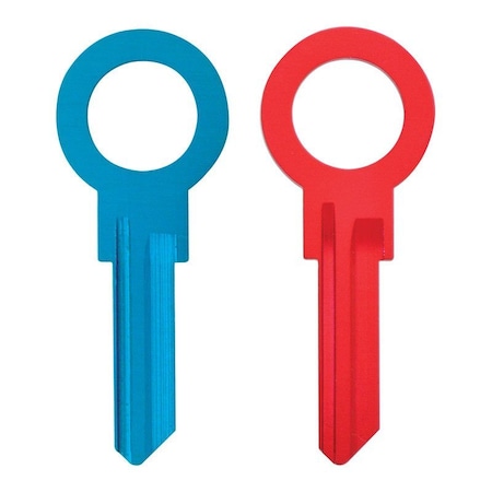 Hillman HILLMAN Zero Gravity House/Padlock Universal Key Blank KW1 Single, PK6 449003